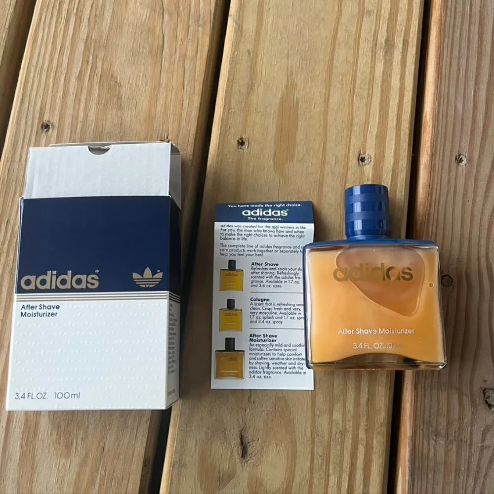 Adidas Vintage After Shave Moisturizer 3.4oz 1986 New in Box